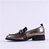 Marco Moreo Maura Classic Link Loafer - Gold Black